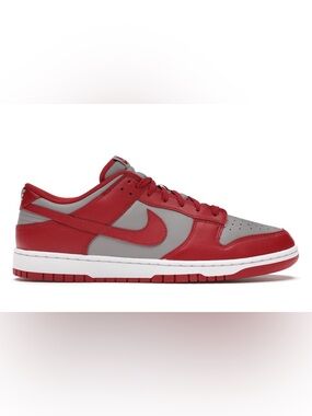 Nike Dunk Low Retro Red and Grey